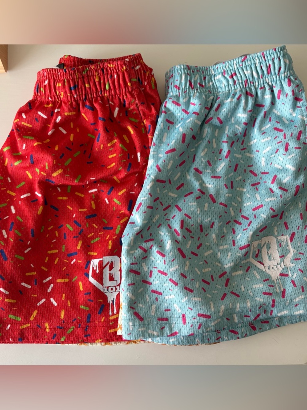 Baseball Lifestyle 101  Ice Cream shorts-Youth Large.